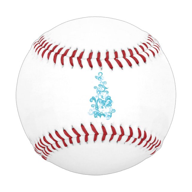 Ball Blue, Medium Turquoise decorative design (Front)