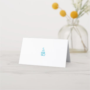 Ball Blue, Medium Turquoise decorative design Appointment Card