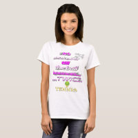 Ball bounces twice Tennis Women's Basic T-Shirt