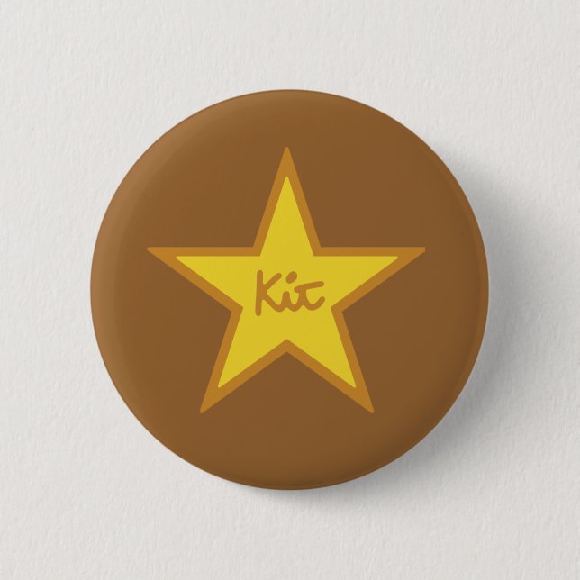 ball busting badge. 2 inch round button (Front)