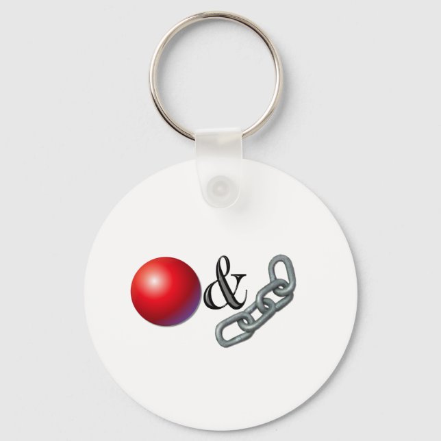 Ball & Chain Keychain (Front)