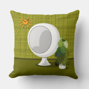 Ball Chair Throw Pillow