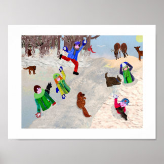 Ball de neige LeeMarie's Creative Design Poster