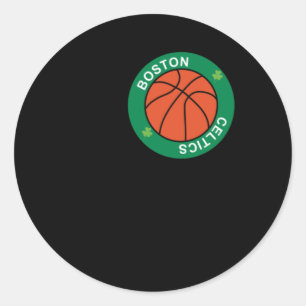 Ball Dedicated To The Boston Celtics Basketball Te Classic Round Sticker