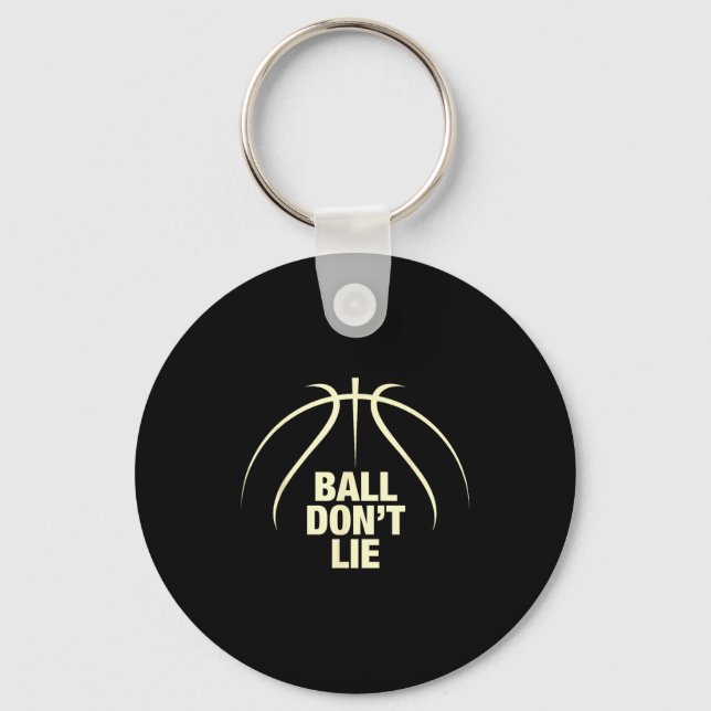 Ball Don't Lie Basketball  Keychain (Front)