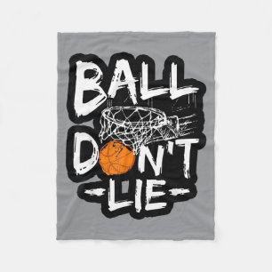 Ball Dont Lie Funny Basball Quote Fleece Blanket
