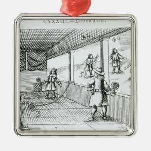 Ball Game Metal Ornament