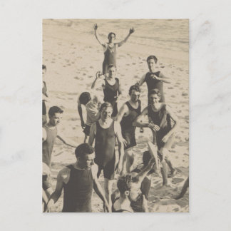 Ball Games on the Beach Postcard