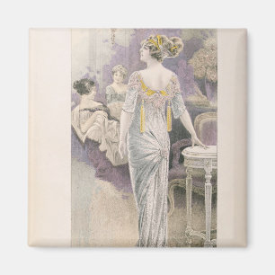 Ball gown, from 'Les Grandes Modes de Paris' Magnet