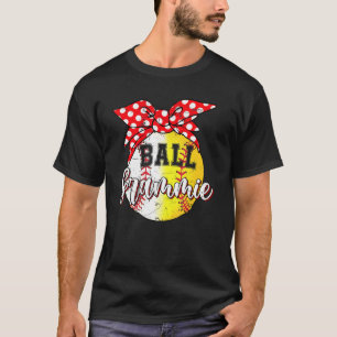 Ball Grammie Baseball Softball Sport Lover Funny T-Shirt