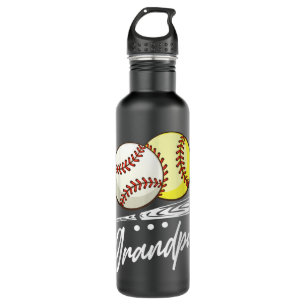Ball Grandpa Baseball Softball  710 Ml Water Bottle