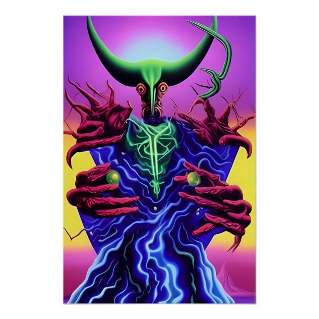 Ball Magic - Ken Gauge Surreal Art Poster (Front)