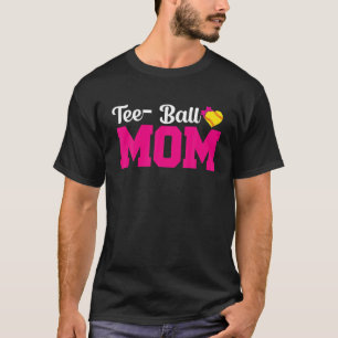 Ball Mom Mother's Day Tee Teeball Mom Bear Basebal
