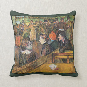 Ball ~ Moulin de la Galette ~1899 Toulouse-Lautrec Throw Pillow