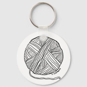 Ball o' Yarn Keychain