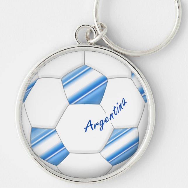 Ball of ARGENTINA SOCCER national selection 2014 Keychain (Front)