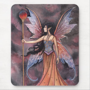 Ball of Fire Fairy Mousepad by Molly Harrison
