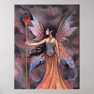 Ball of Fire Fairy Poster by Molly Harrison