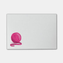 Ball of Pink Yarn