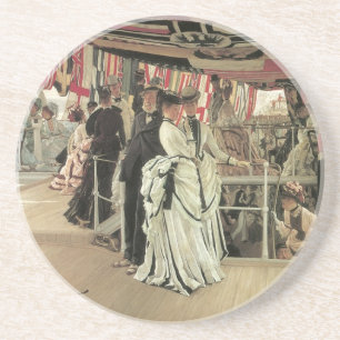 Ball on Shipboard by James Tissot, Victorian Art Coaster