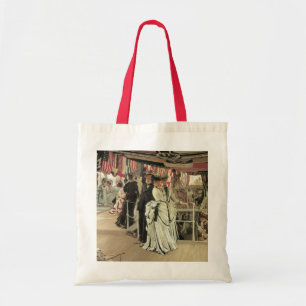 Ball on Shipboard by James Tissot, Victorian Art Tote Bag