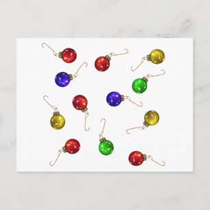 Ball Ornaments Postcard