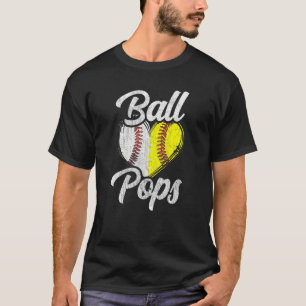 Ball Pops Baseball Softball Team Sports T-Shirt