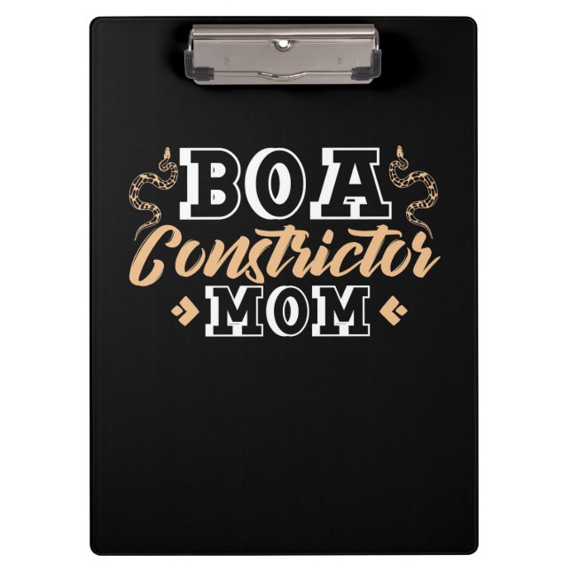 Ball Python Constrictor Mom Clipboard (Front)