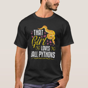 Ball Python Girl Banana Ball Royal Python T-Shirt