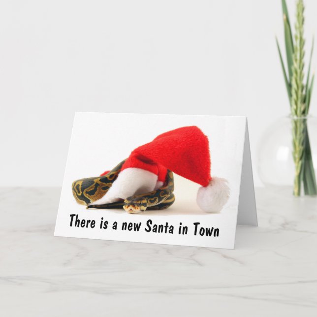 Ball Python Greeting Cards (Front)