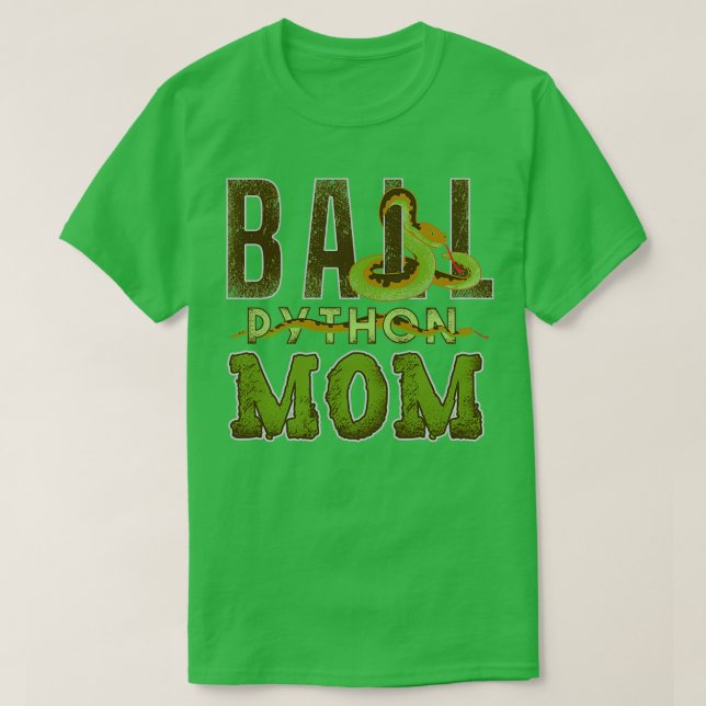 Ball Python Mom 1  T-Shirt (Design Front)