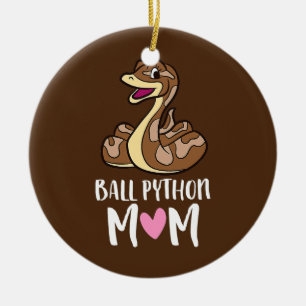 Ball Python Mom Snake Ball Python  Ceramic Ornament