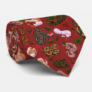 Ball Python Morph Holiday Red Tie