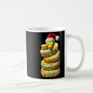 Ball Python Snake Christmas Hat Xmas Coffee Mug