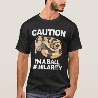 Ball Python Snake  Reptile  Noodle Reptile Snek 6 T-Shirt