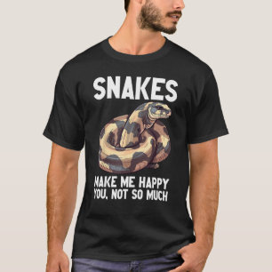 Ball Python Snake Reptile Noodle Reptile Snek 8 T-Shirt