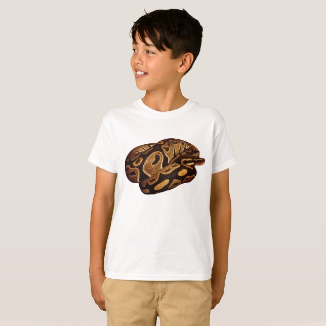 Ball Python T-shirt Snake T-shirt (Front Full)