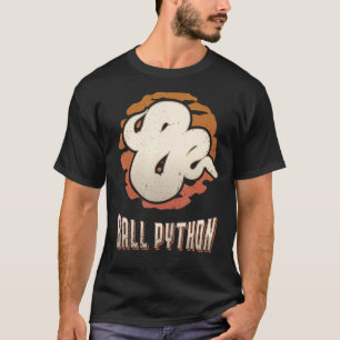 Ball Python Vintage Retro Classic Animal Sunset T-Shirt