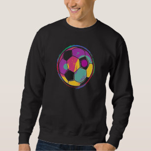 Ball Soccer Graphic Yin Yang Football Boys Girls Sweatshirt
