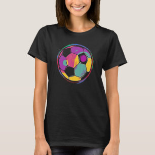 Ball Soccer Graphic Yin Yang Football Boys Girls T-Shirt