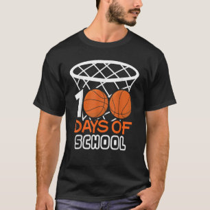 Ball Sport Student 100th Day Basketball 100 Days O T-Shirt