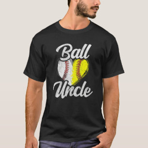 Ball Uncle Baseball Softball Team Sports T-Shirt