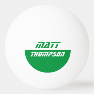 ball with green name