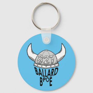 Ballard 827 Viking Helmet Keychain