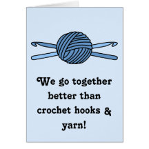 Balle bleue de fils et crochets croisés (dos bleu)