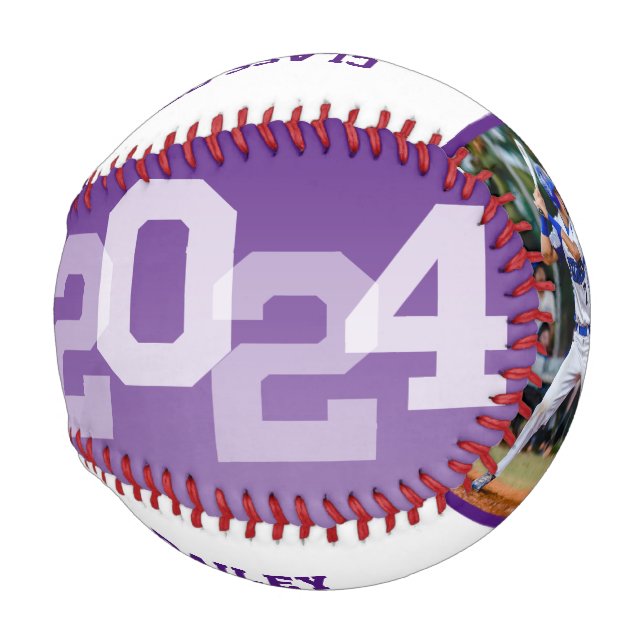 Balle De Baseball 2024 GRAD Athlète Violet photo Gardien (Devant Droite)
