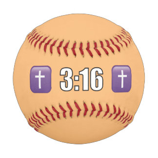 Balle De Baseball 3:16 Jésus-Christ