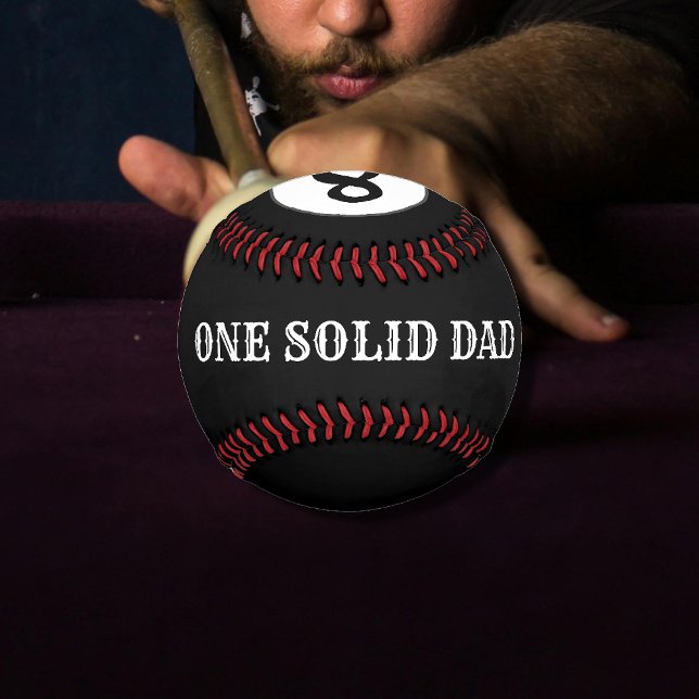 Balle De Baseball 8 Billard Ball Pool Un père solide (8 Ball Pool Billiards One Solid Dad
)