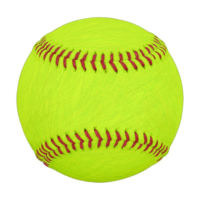 Balle De Baseball Abstraite chaux verte (Devant)