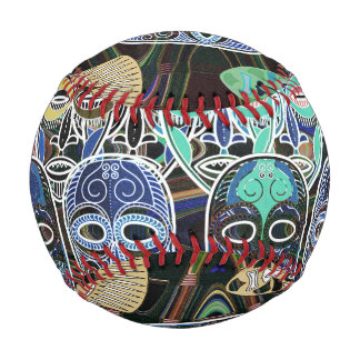 Balle De Baseball African Masks V1